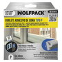 WOLFPACK LINEA PROFESIONAL Burlete élastique en forme de P 6m x 9mm blanc