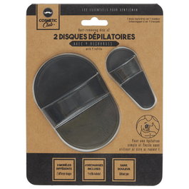 Cosmetic Club Ensemble de 2 disques de dépilation avec 4 recharges