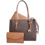 Michael Kors Sac Charlotte 35F3GCFT9T-BROWN Marron