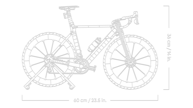 Lego Icons Bici de Carretera Set de Construction 1015 Pièces pour Adultes