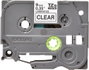 Brother TZe121 Ruban de marquage laminé 9 mm transparent/noir 8 m