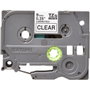 Brother TZe121 Ruban de marquage laminé 9 mm transparent/noir 8 m
