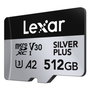 Carte Mémoire Micro SD avec Adaptateur Lexar LMSSIPL512G-BNANG 512 GB