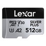 Carte Mémoire Micro SD avec Adaptateur Lexar LMSSIPL512G-BNANG 512 GB
