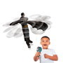 Bandai DC Heroes Figurine Flying Heroes - Jouet d'action avec vol à ficelle - Co07980 - Pour enfants dès 4 ans