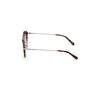 Guess Gafas GU00068 Lunettes de soleil Homme Rondes Monture Habana Foncé Verres Polarisés Marron 145mm