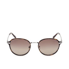 Guess Gafas GU00068 Lunettes de soleil Homme Rondes Monture Habana Foncé Verres Polarisés Marron 145mm