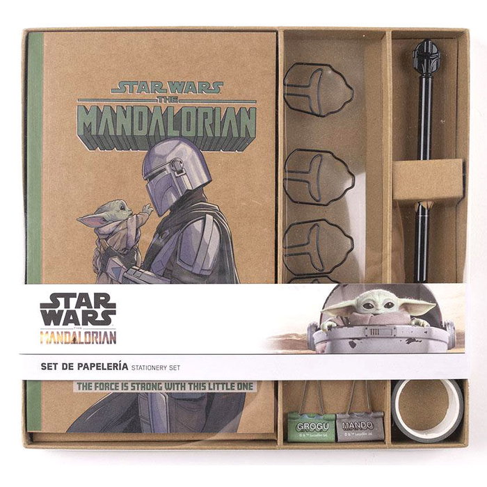 CERDÁ - Set de papeterie Star Wars The Mandalorian - Taille : 25 x 22 x 2,5 cm CERDÁ - Set de papeterie Star Wars The Mandalorian - Taille : 25 x 22 x 2,5 cm