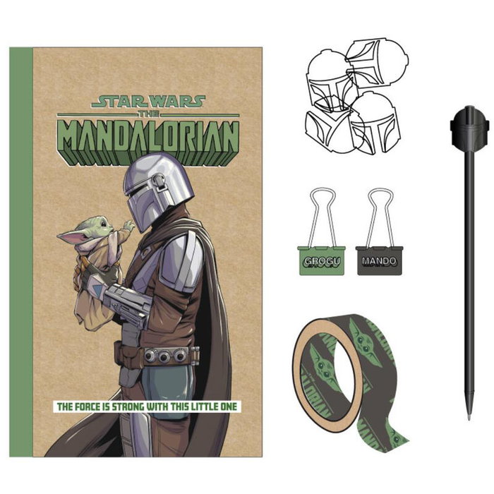 CERDÁ - Set de papeterie Star Wars The Mandalorian - Taille : 25 x 22 x 2,5 cm CERDÁ - Set de papeterie Star Wars The Mandalorian - Taille : 25 x 22 x 2,5 cm