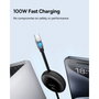 Baseus Free2Draw Câble rétractable USB-C vers USB-C 100W 1m