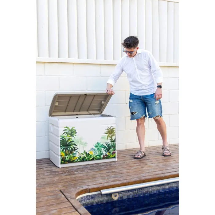 Plastiken Coffre de rangement 260 L 80 x 61 x 53 cm Tropical