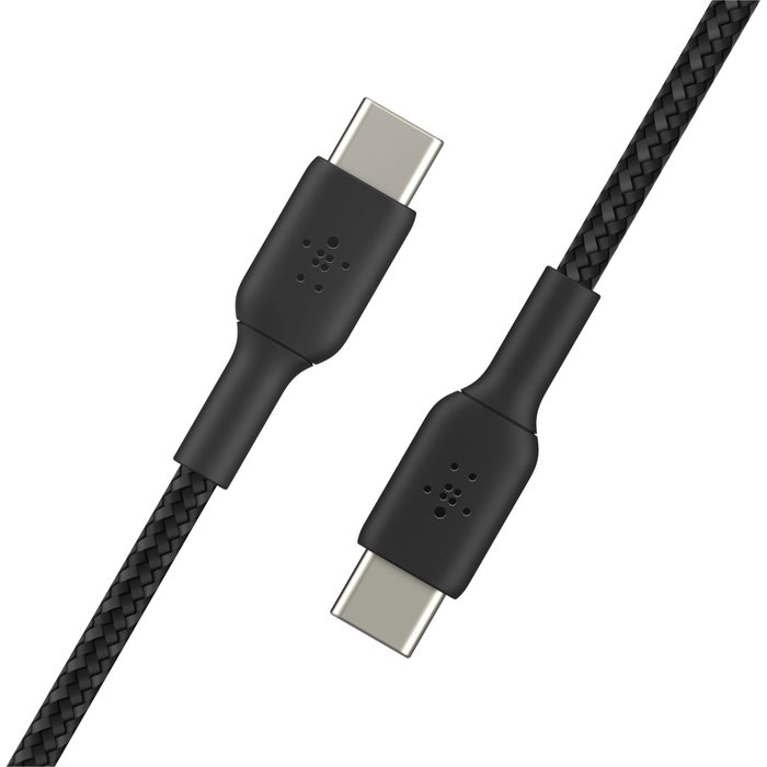 Belkin Boost Charge Câble USB-C vers USB-C 1m Noir Tressé Belkin Boost Charge Câble USB-C vers USB-C 1m Noir Tressé