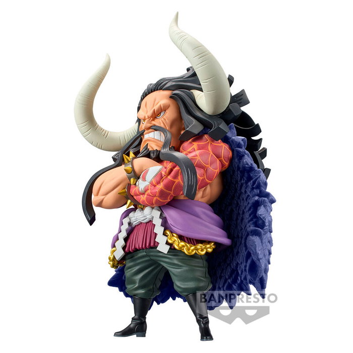 BANPRESTO - One Piece Figurine Kaido of the Beast MEGA WORLD Collectable Figure (13 cm) - Figurine de Collection