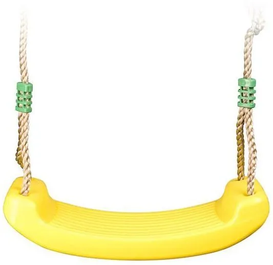 Trigano Siège de Balançoire Jaune en Plastique pour Portique de 1.90 à 2.50 m, Réglable et Traité Anti-UV, Enfant 3-12 Ans, Charge Max 50 kg Trigano Siège de Balançoire Jaune en Plastique pour Portique de 1.90 à 2.50 m, Réglable et Traité Anti-UV, Enfant 3-12 Ans, Charge Max 50 kg
