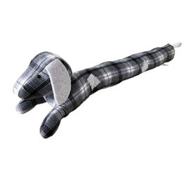 Burcasa Burlete Textile Perro Cuadro Gris 90 cm