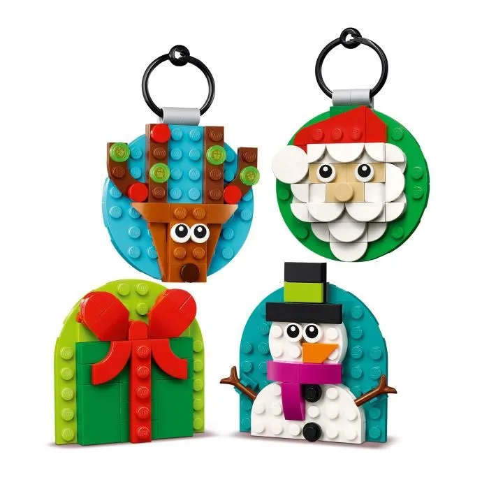 LEGO 40744 Sélection de Décorations de Noël - Jeu de Construction pour Enfants de 6 Ans et Plus avec Père Noël