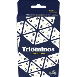 Goliath Triominos - Jeu de société de cartes pour enfants dès 6 ans et adultes, version compacte et facile à transporter pour jouer partout