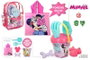 Color Baby Set de plage Minnie avec sac à dos seau, 7 accessoires et poncho