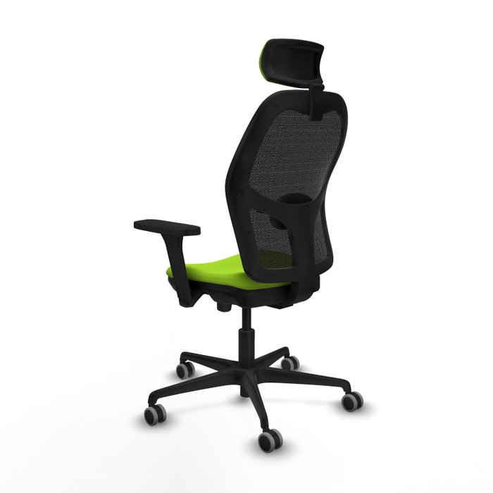 Piqueras Y Crespo Chaise de bureau Jorquera, Pistacho/Noir, Mécanisme Sincro/Traslack, Accoudoirs 3D Piqueras Y Crespo Chaise de bureau Jorquera, Pistacho/Noir, Mécanisme Sincro/Traslack, Accoudoirs 3D