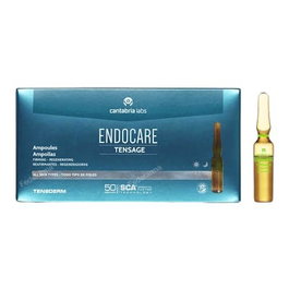 Endocare Tensage Facial 20 Ampoules x 2 ml - Soin Intensif Anti-âge à l'Acide Hyaluronique, SCA Growth Factor
