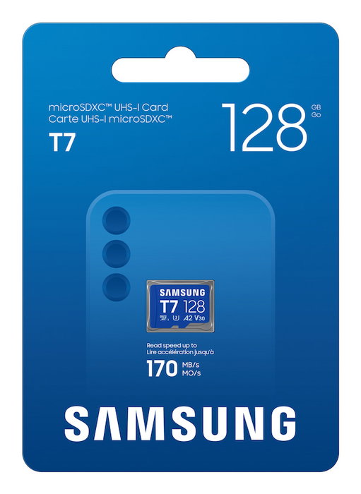 Samsung Carte mémoire microSDXC T7 128 Go