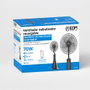 Edm Ventilateur brumisateur rechargeable 70 W, Ø41 x 128 cm