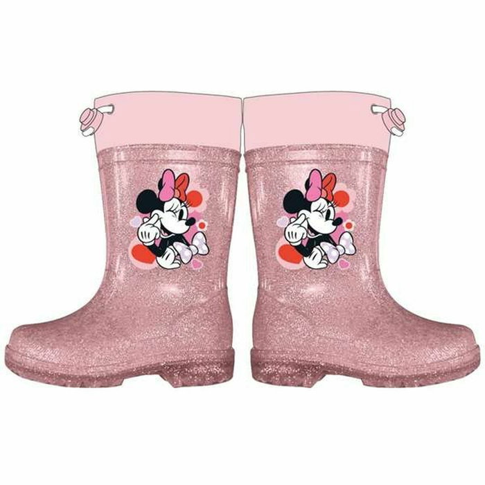 Cerdá T030 - Bottes de pluie enfant PVC motif Minnie - Rose - Taille 30 - Pour 3 ans et plus
