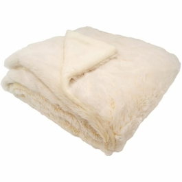 Domiva Couverture doublée ultra douce Crème 75 x 100 cm