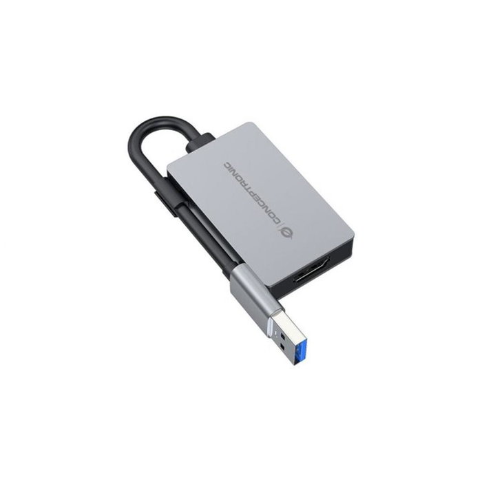 Conceptronic ABBY22G Adaptateur USB 3.0 vers HDMI 1080P Gris Conceptronic ABBY22G Adaptateur USB 3.0 vers HDMI 1080P Gris