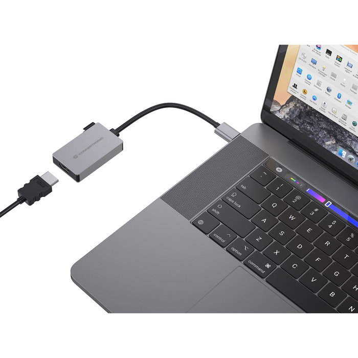 Conceptronic Adaptateur USB 3.0 vers HDMI ABBY22G Gris