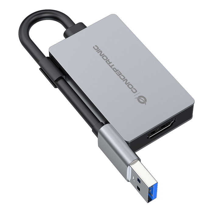 Conceptronic Adaptateur USB 3.0 vers HDMI ABBY22G Gris
