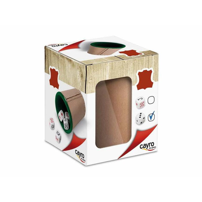 Gobelet avec dés de Poker Cayro Gobelet avec dés de Poker Cayro