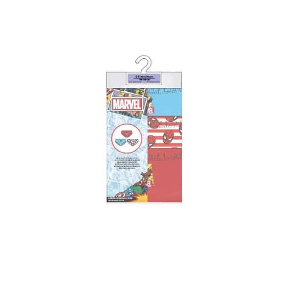 Cerdá - Pack de 3 caleçons en jersey avec motifs Marvel pour enfants 4-5 ans, assortis - Réf: T04/05 Cerdá - Pack de 3 caleçons en jersey avec motifs Marvel pour enfants 4-5 ans, assortis - Réf: T04/05