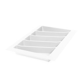 HERRAJES ALK Cubertero Modelo Auro Pour Tiroir Module 300-1000 Finition Anthracite/Blanc, Module 400 Finition Blanc