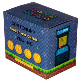 PUCKATOR Taza asa 3D Joystick Arcade Game Over