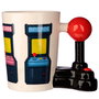 PUCKATOR Tasse à anse 3D Joystick Arcade Game Over - Taille 11x14,5x8,5 cm