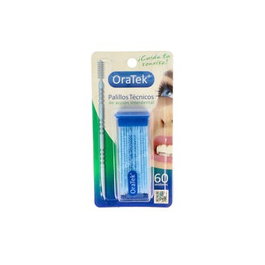 ORATEK Palillos Tecnicos Cepillo Interdental 60ud