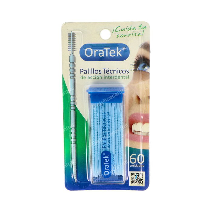 ORATEK Palillos Tecnicos Cepillo Interdental 60ud ORATEK Palillos Tecnicos Cepillo Interdental 60ud