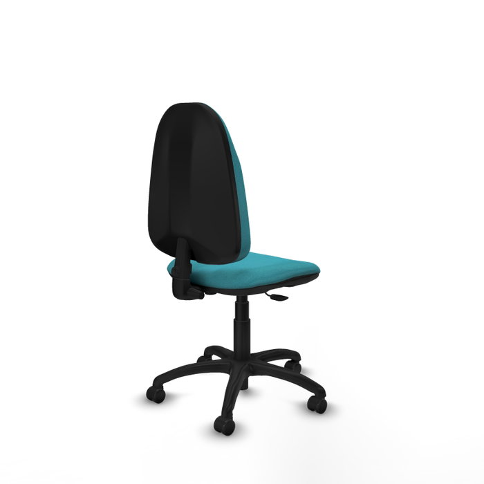 PIQUERAS Y CRESPO Chaise de bureau Algarra Turquoise sans accoudoirs