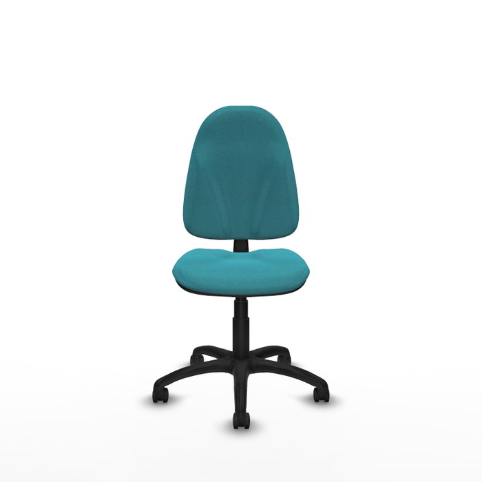PIQUERAS Y CRESPO Chaise de bureau Algarra Turquoise sans accoudoirs