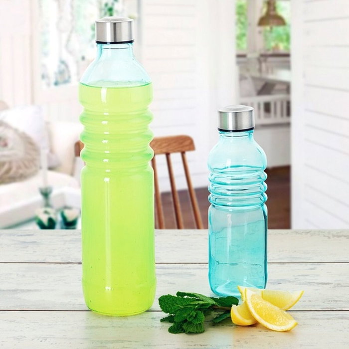 Quid Bouteille en Verre Fresh avec Bouchon 1,25 L