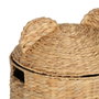 BigBuy Home Panier Noir Beige Fibre naturelle