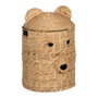 BigBuy Home Panier Noir Beige Fibre naturelle