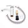 Robinet de lavabo classique à levier unique, laiton/zinc chromé, eau chaude-froide