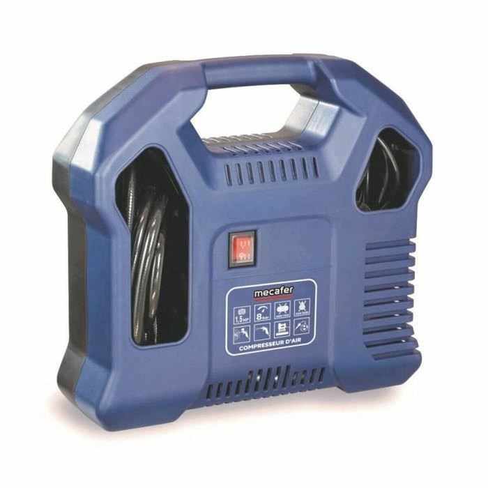 Mecafer Compresseur sans cuve Bleu 1,5 HP 8 bars