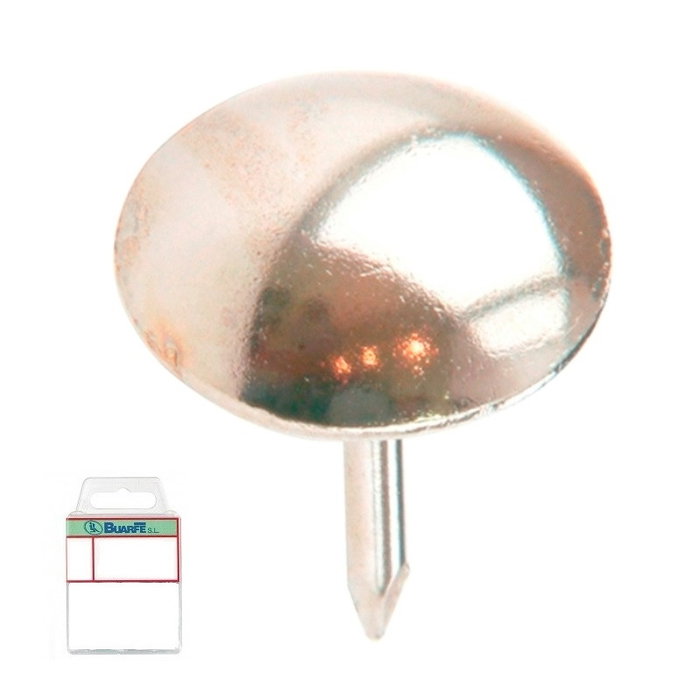 DUVER Blister de tachuelas nickelées 10 mm DUVER Blister de tachuelas nickelées 10 mm