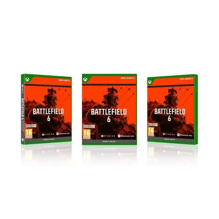Electronic Arts Battlefield 6 - Phantom Edition - Jeu vidéo Xbox Series X - Multijoueur jusqu'à 128 joueurs - Système de classes : assaut, ingénieur, médecin, soutien Electronic Arts Battlefield 6 - Phantom Edition - Jeu vidéo Xbox Series X - Multijoueur jusqu'à 128 joueurs - Système de classes : assaut, ingénieur, médecin, soutien