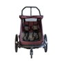 XLC DUO T Remorque Enfant Deux Places Rouge Bordeaux 20 inch