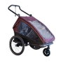 XLC DUO T Remorque Enfant Deux Places Rouge Bordeaux 20 inch