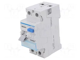 HAGER Interrupteur différentiel Type A 40A 30mA 240VAC 1+N